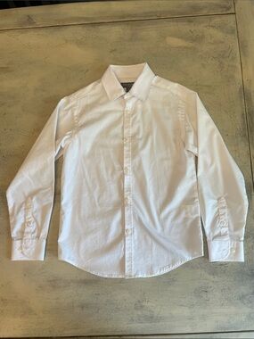 Van Heusen White Slim Fit Dress Shirt